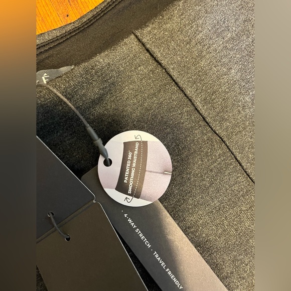 NWT- Lysse Ponte Charcoal Grey High Waist Pants Wrinkle Resistant Waist Shaping - Picture 6 of 15